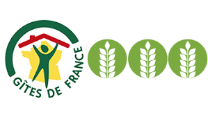 Logo gites de france 3 epis
