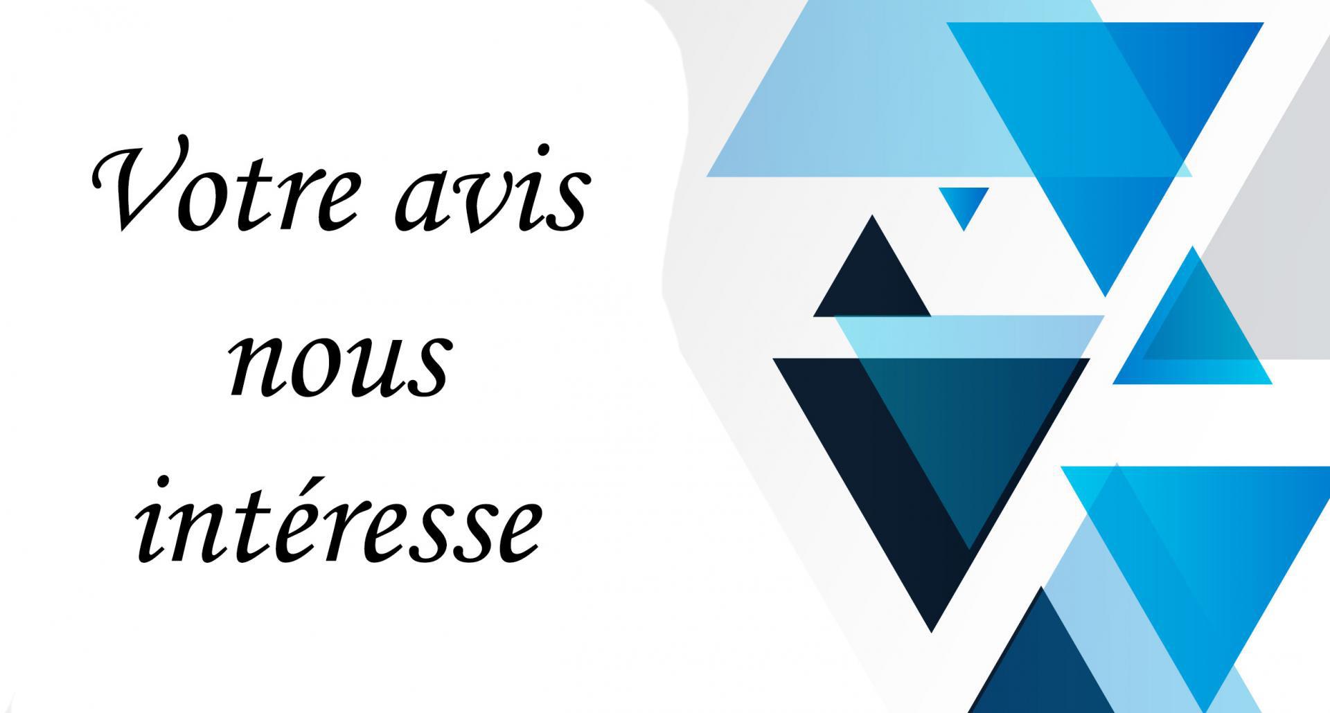 Votre avis nous interesse 1